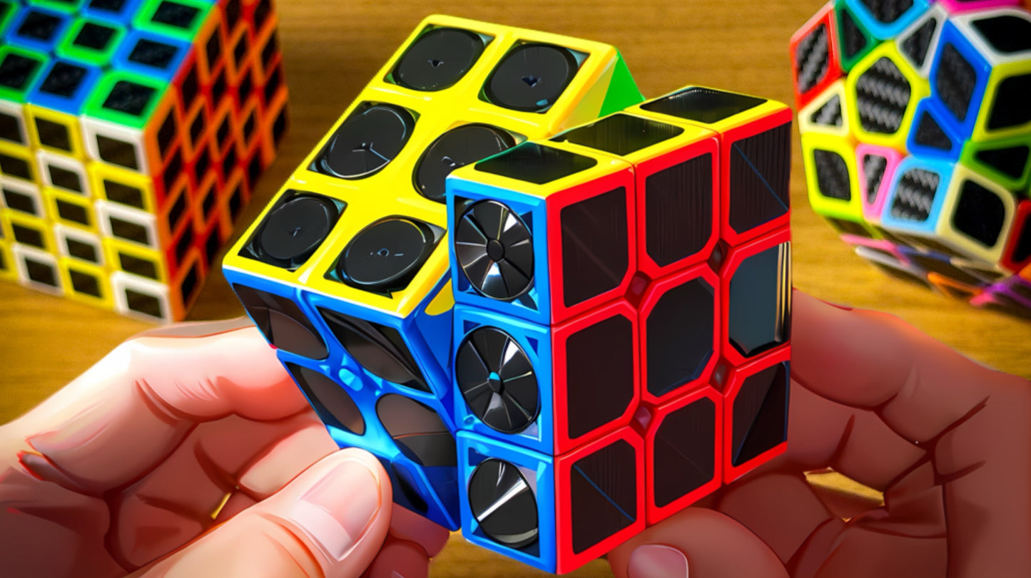 Carbon Fiber Rubik's Cubes